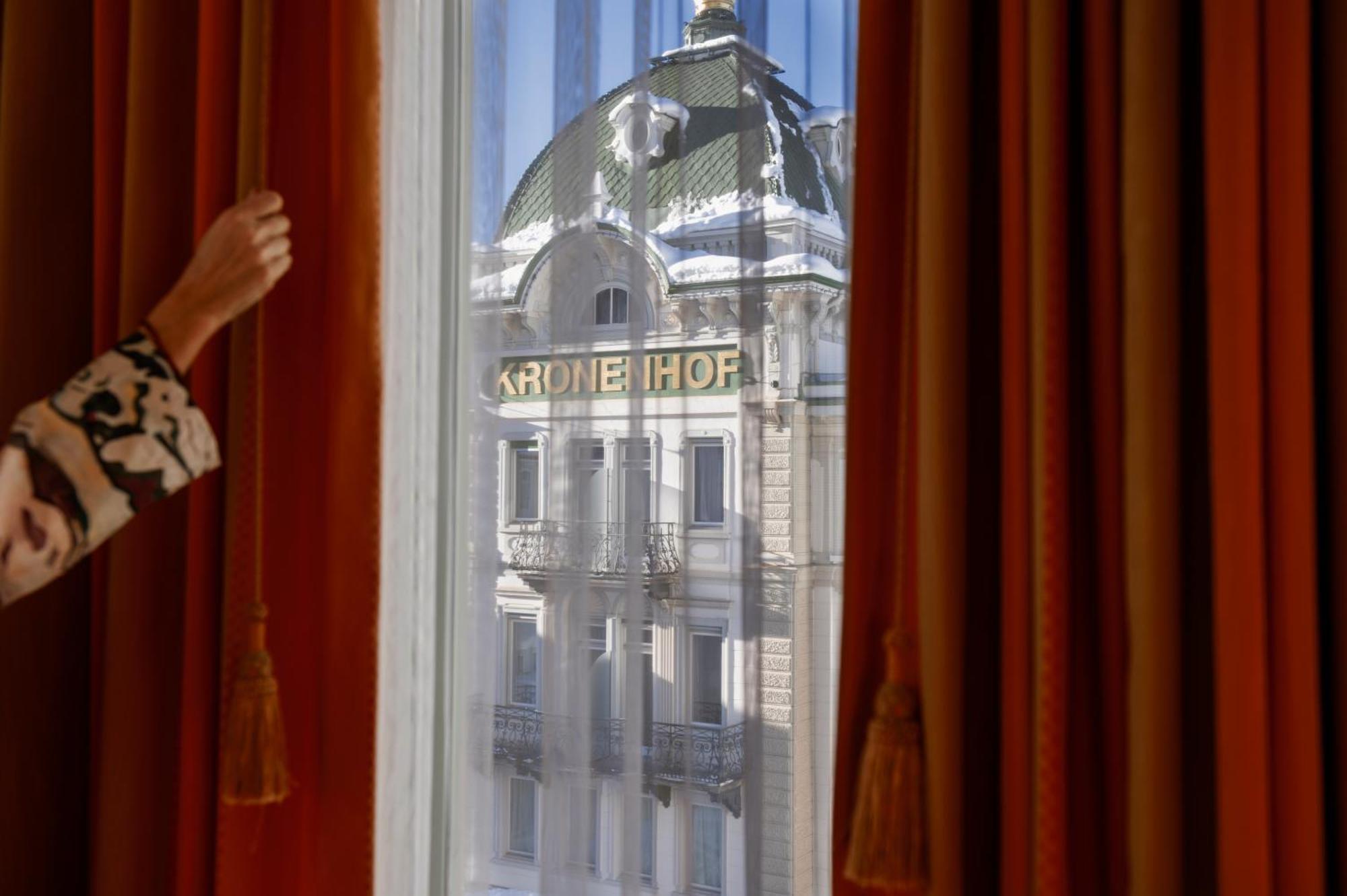 Grand Hotel Kronenhof Pontresina Εξωτερικό φωτογραφία