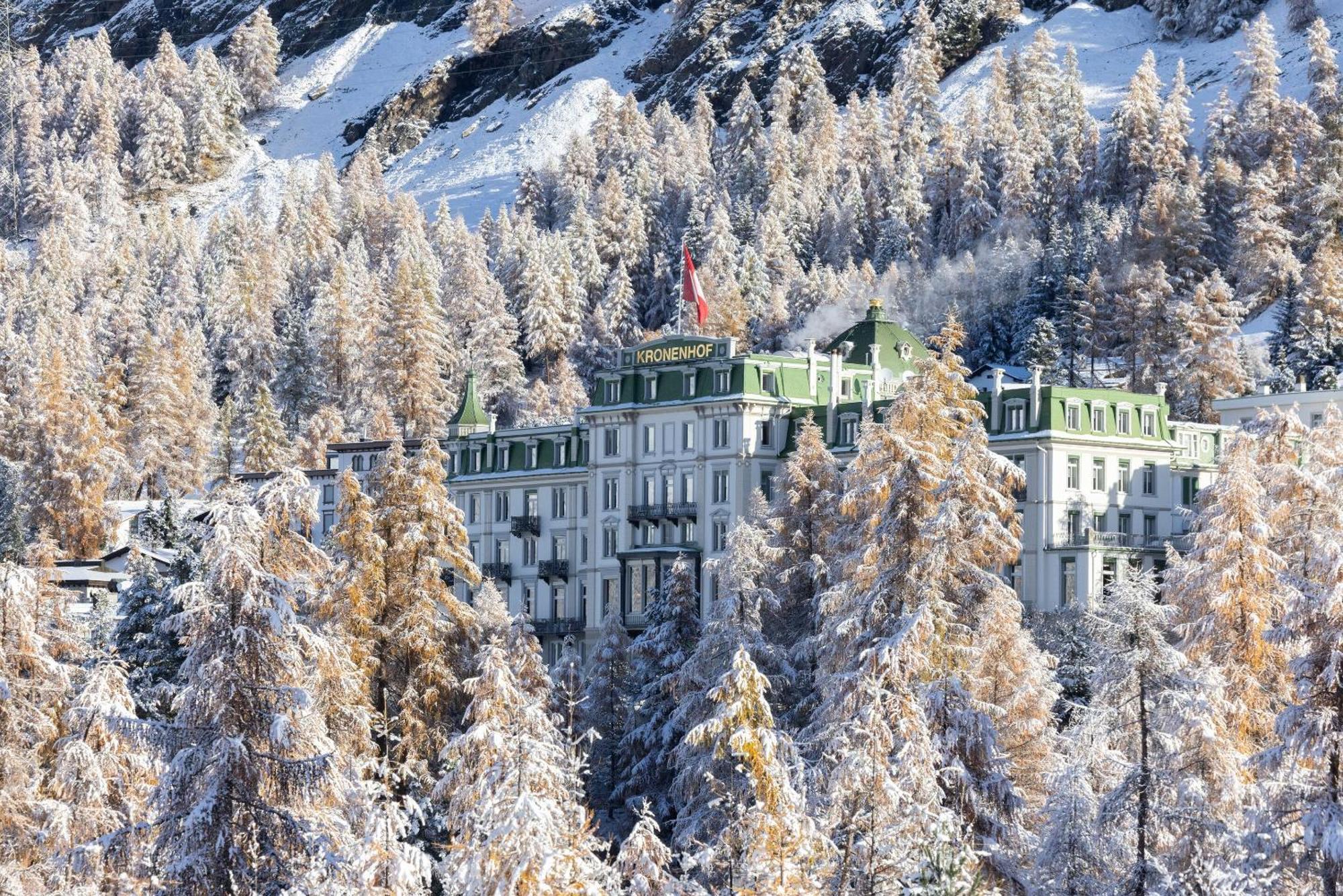 Grand Hotel Kronenhof Pontresina Εξωτερικό φωτογραφία