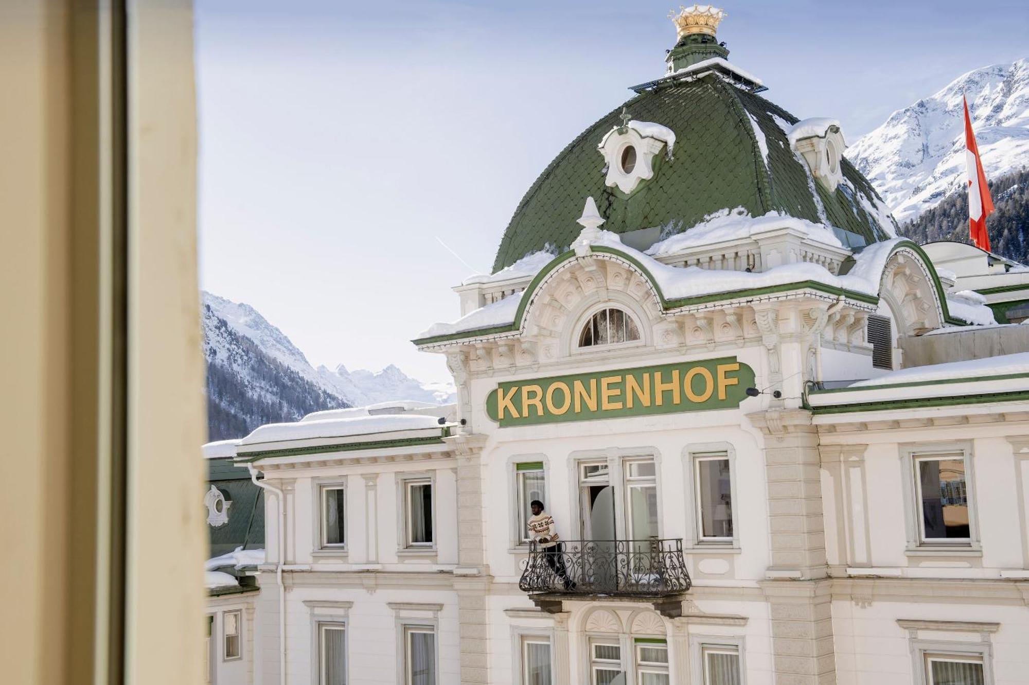Grand Hotel Kronenhof Pontresina Εξωτερικό φωτογραφία